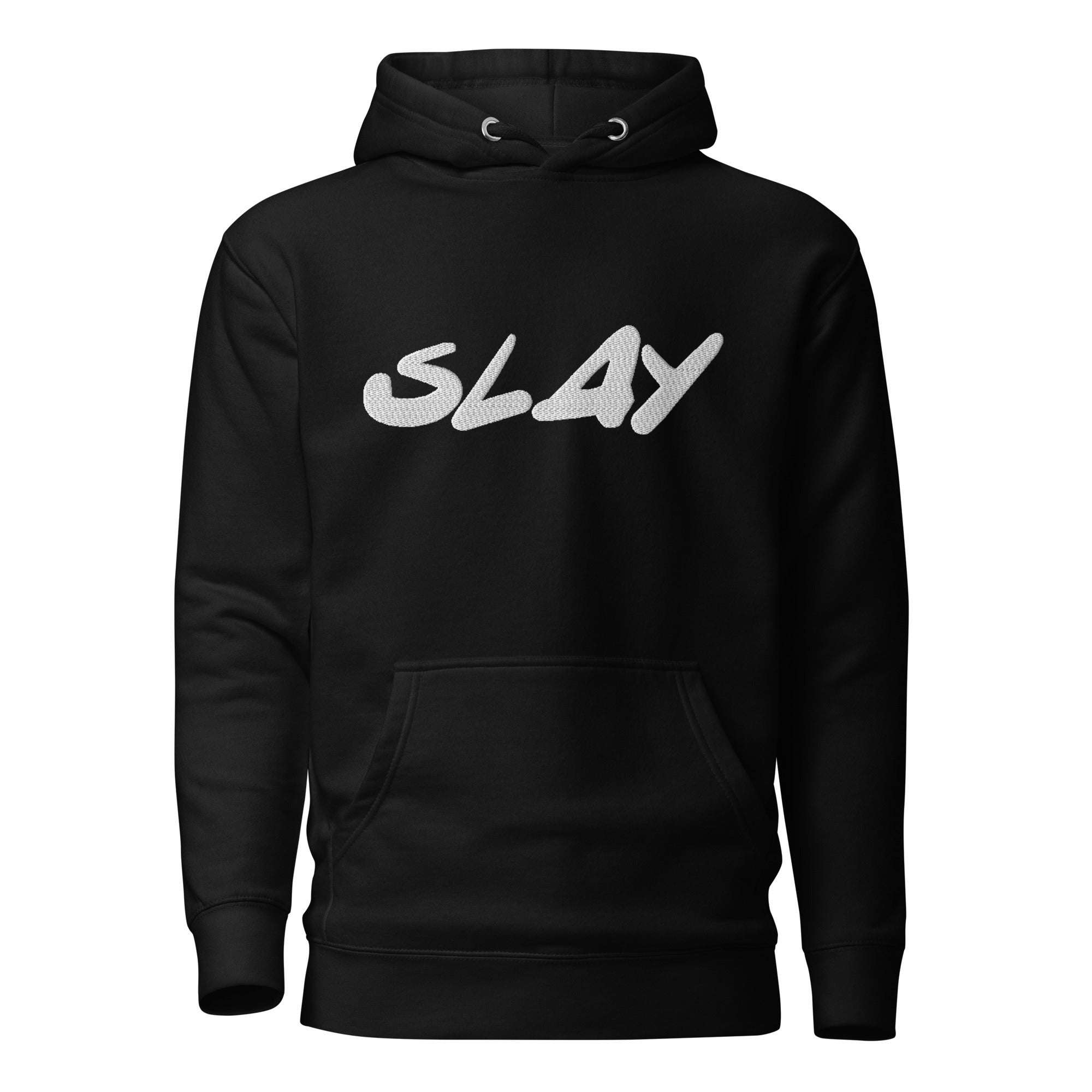 House of offers Slay Insignia Logo Sweatshirt Black White NWOT Large Pullover Unisex